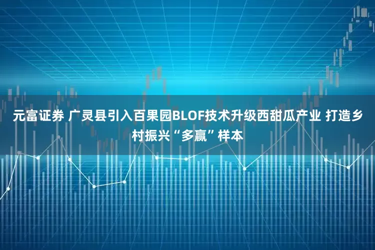 元富证券 广灵县引入百果园BLOF技术升级西甜瓜产业 打造乡村振兴“多赢”样本