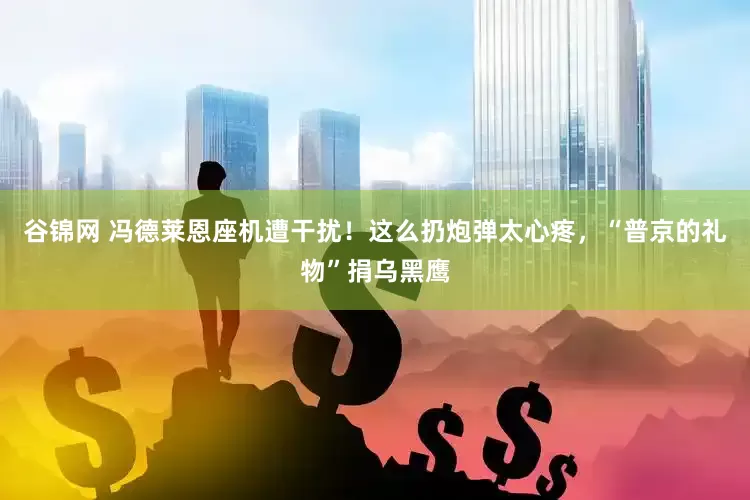谷锦网 冯德莱恩座机遭干扰！这么扔炮弹太心疼，“普京的礼物”捐乌黑鹰
