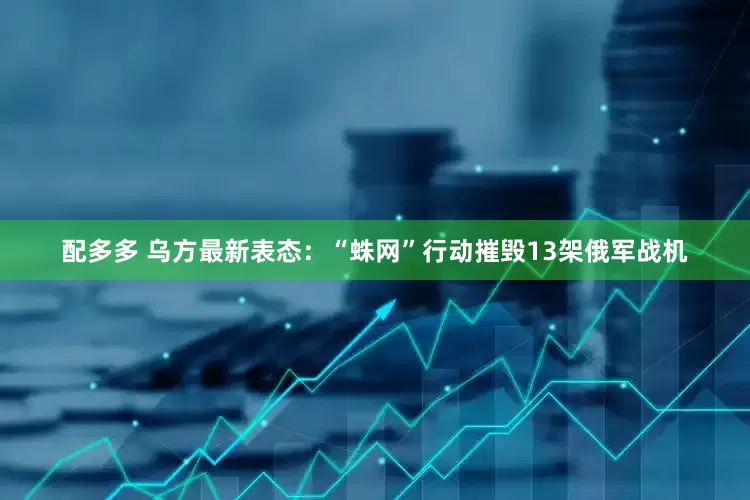 配多多 乌方最新表态：“蛛网”行动摧毁13架俄军战机