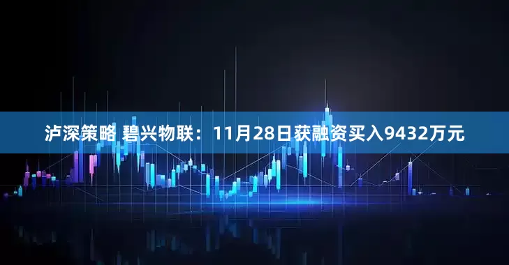 泸深策略 碧兴物联：11月28日获融资买入9432万元
