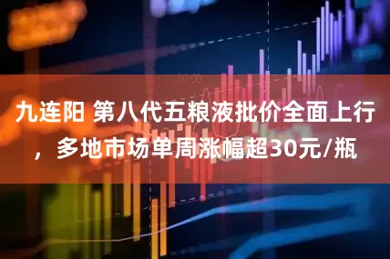 九连阳 第八代五粮液批价全面上行，多地市场单周涨幅超30元/瓶